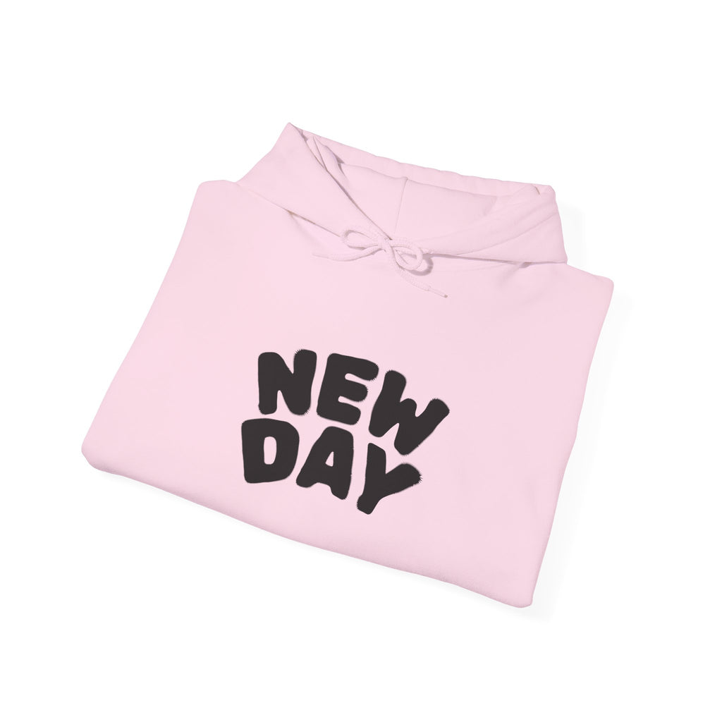 Inspirational Hoodie, Cozy Sweatshirt for New Beginnings, Unisex New Day Apparel, Perfect Gift for Friends, Motivational Outfit